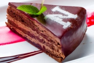 Десерт «Шоколадная Прага» от ресторана Chalet «Na nebe»