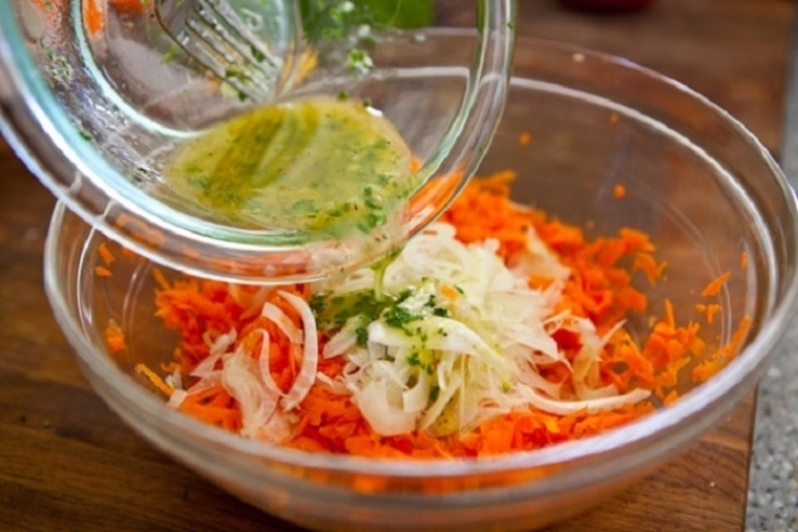 Французский морковный салат с фенхелем